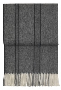 Плед 130x200 Elvang RIVER light grey/grey