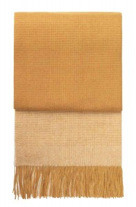 Плед 130x200 Elvang HORIZON yellow ocher