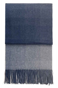 Плед 130x200 Elvang HORIZON DARK BLUE