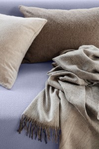 Плед 130x200 Elvang HORIZON brown
