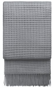 Плед 130x200 Elvang BASKET light grey