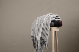 Плед 130x200 Elvang BASKET light grey