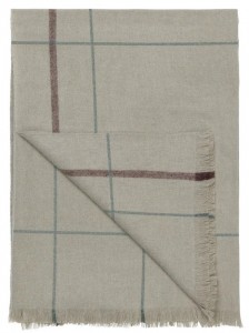 Плед 130x200 Elvang SQUARE light green