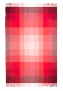 Плед 130x200 Elvang INCA stones RED
