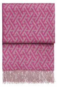 Плед из бэби альпаки AMAZING swing pink/dahlia 130х200 от ELVANG