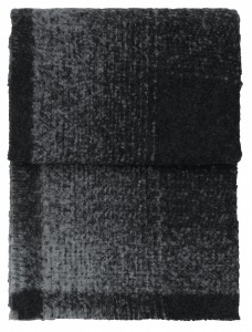 Плед из бэби альпаки VULCANIC dark grey/light grey 130х190 от ELVANG