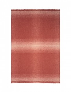 Плед из бэби альпаки VULCANIC rusty red/nude 130х190 от ELVANG