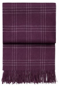 Плед из бэби альпаки SUPERIOR passion/dahlia 130х200 от ELVANG