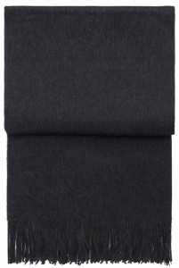 Плед из бэби альпаки LUXURY dark grey 130х200 от ELVANG