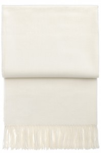 Плед из бэби альпаки LUXURY off-white 130х200 от ELVANG