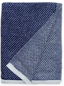Плед из бэби альпаки RAINDROPS royal blue 130х180 от ELVANG