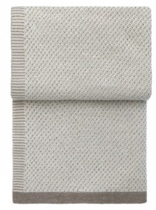 Плед из бэби альпаки RAINDROPS ivory 130х180 от ELVANG