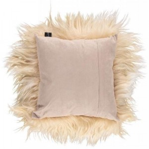 Подушка декоративная мех тибетской козы 40x40 Warm White от Natures Collection