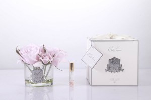 Ароматический букет из пяти роз FIVE ROSE french pink от Cote Noir