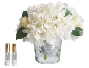 Букет гортензий с бутонами роз белый HYDRANGEAS&ROSEBUDS  от Cote Noir