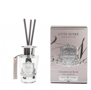 Ароматический диффузор 90 мл Cote Noir CHAMPAGNE ROSE серебряный декор