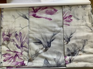 Постельное белье евро Irises 12 lila от Mirabello