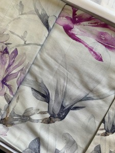 Постельное белье евро Irises 12 lila от Mirabello