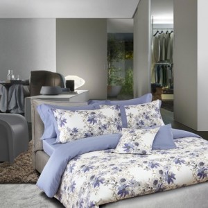 Постельное белье Platinum 7425 Blu metallo 1,5 спальное от Cogal
