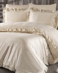 Постельное белье  HELEN бежевый евро от Grazie Home