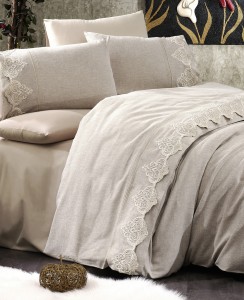 Постельное белье L?LY коричневый евро от Grazie Home