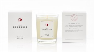 Свеча ароматическая 180 гр Black tea от Geodesis