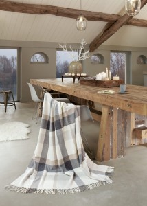 Плед SAGE TONES Chek Wool 130х170 от Biederlack
