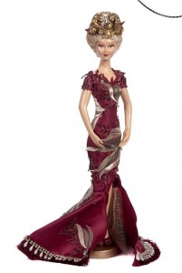 Новогоднее украшение Куколка с маскарада 44 см MASQ FLOWER DRESS DOLL от GOODWILL