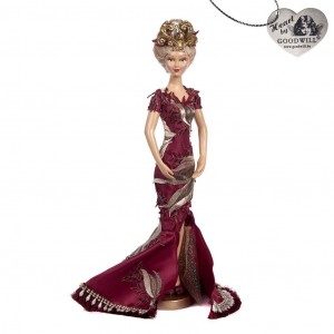 Новогоднее украшение Куколка с маскарада 44 см MASQ FLOWER DRESS DOLL от GOODWILL