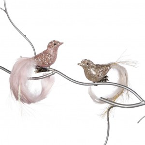 Новогоднее украшение Птички BIRD PARADISE PINK от GOODWILL