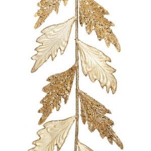 Гирлянда SCROLL LEAF GARLAND GLD/CRM 122CM  от GOODWILL