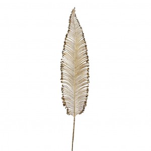 Новогоднее украшение Ветка-перо GLT FEATHER STEM GLD/CHAMP от GOODWILL