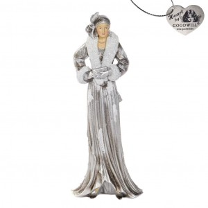 Новогоднее украшение Фигурка дамская Ар деко  от GOODWILL