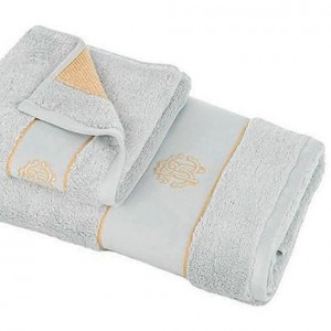 Итальянское полотенце набор 3 шт Gold New 946 grigio от Roberto Cavalli