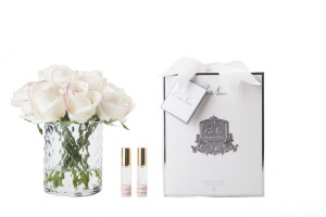 Ароматический букет бледно-розовых роз HERRINGBONE FLOWER CLEAR от Cote Noir