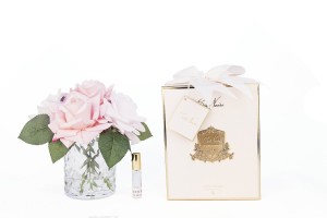 Ароматический букет роз розовый HERRINGBONE FLOWER CLEAR от Cote Noir