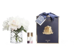 Ароматический букет роз белый HERRINGBONE FLOWER CLEAR от Cote Noir