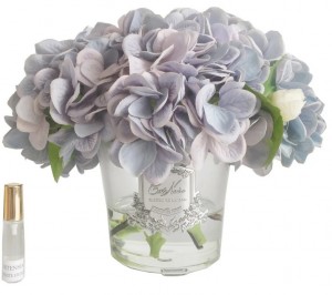 Букет гортензии с бутонами роз голубой HYDRANGEAS &ROSEBUDS blue от Cote Noir