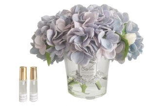 Букет гортензии с бутонами роз голубой HYDRANGEAS &ROSEBUDS blue от Cote Noir