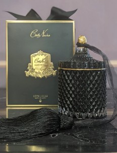 Свеча ароматическая большая 450 гр Grand Black  Art Deco от Cote Noir