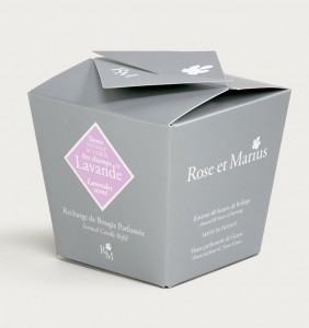 Запасная свеча парфюмированная 200 гр. Лаванда от Rose&Marius