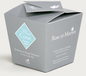 Запасная свеча парфюмированная 200 гр. Корсиканский пейзаж от Rose&Marius