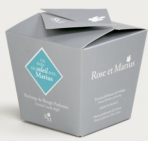 Запасная свеча парфюмированная 200 гр. MARIUS от Rose&Marius