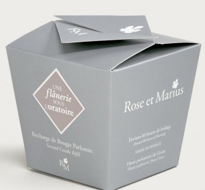 Запасная свеча парфюмированная 200 гр. ORATOIRE от Rose&Marius
