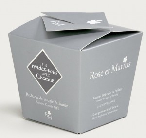 Запасная свеча парфюмированная 200 гр. CEZANNE от Rose&Marius