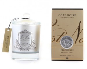 Свеча парфюмированная 75 гр, серебряный стаканчикот PROSECCO от COTE NOIRE