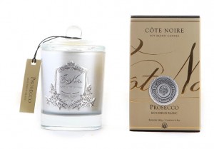 Свеча парфюмированная 185 гр,  серебряный стаканчик PROSECCO от COTE NOIRE