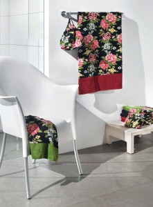 Элитный шенилловый плед Peony schwarz 189 150х250 от Feiler