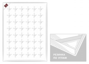 Наматрасник- топпер TOPPER SILK GRASS всесезонный 90х200 от German Grass