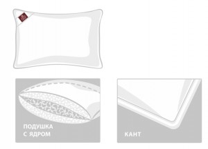 Подушка шелковая мягкая 68х68 German Grass Luxury Silk